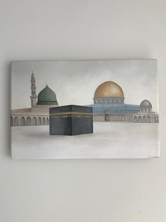 Towards the Sacred Canvas Print